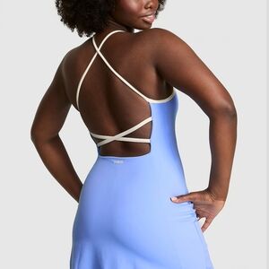 PINK Victoria's Secret Light Blue Backless Dress